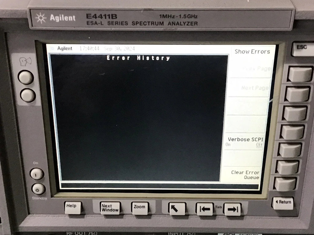 Agilent E4411B Spectrum Analyzer 9 kHz - 3 GHz - ZYYKZ Test Equipment