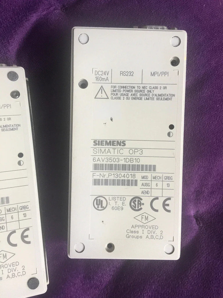 OP3 Control Panel Display Module - Industrial Interface Panel - ZYYKZ Test Equipment