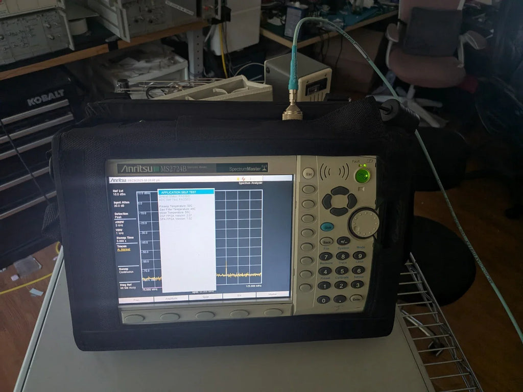 Anritsu MS2724B 20 GHz Handheld Spectrum Analyzer - Fully Calibrated - ZYYKZ Test Equipment