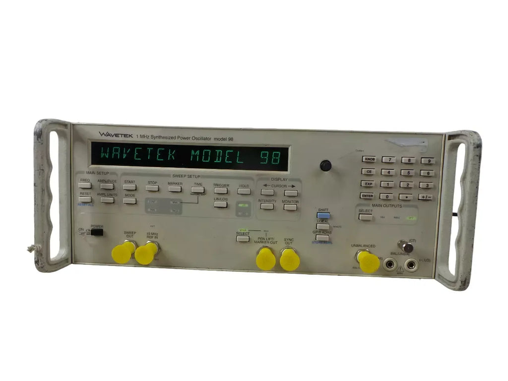 Wavetek 98 Synthesized Power Oscillator - Precision Signal Generator - ZYYKZ Test Equipment