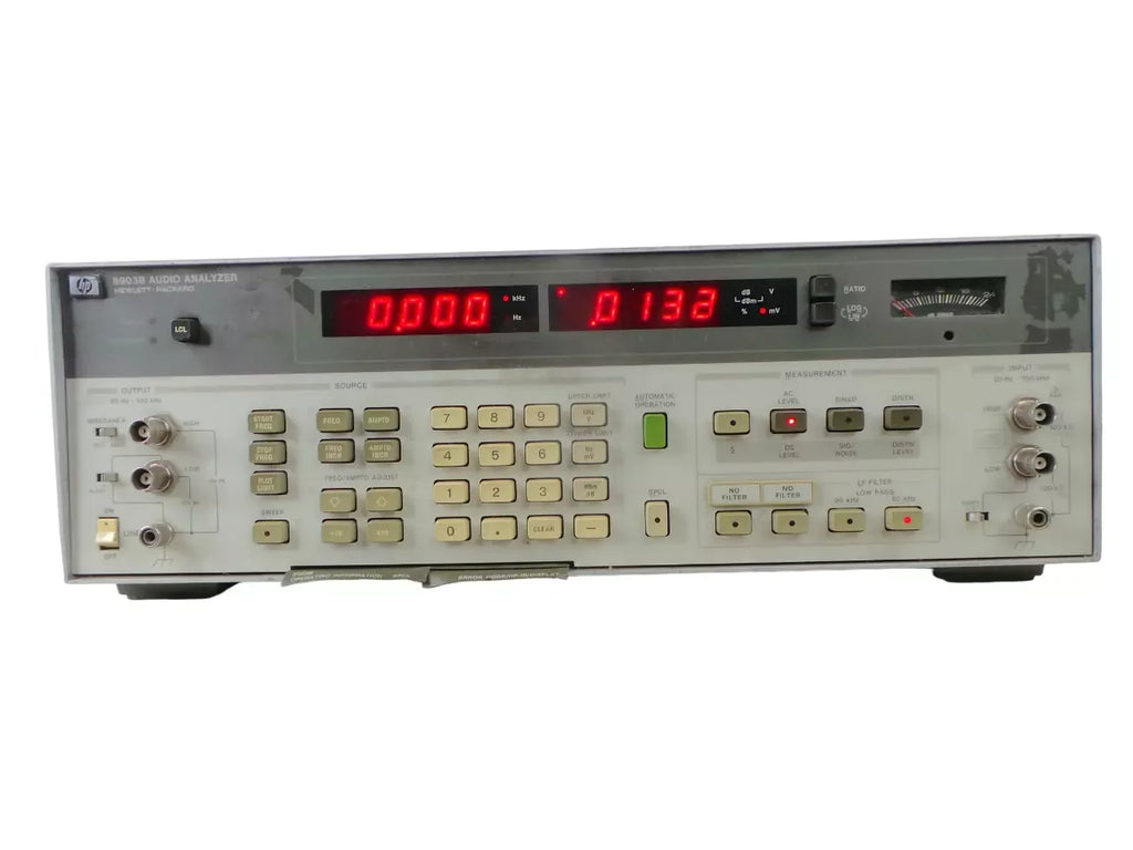 HP 8903B Professional Audio Analyzer for Precise Audio Testing - ZYYKZ Test Equipment