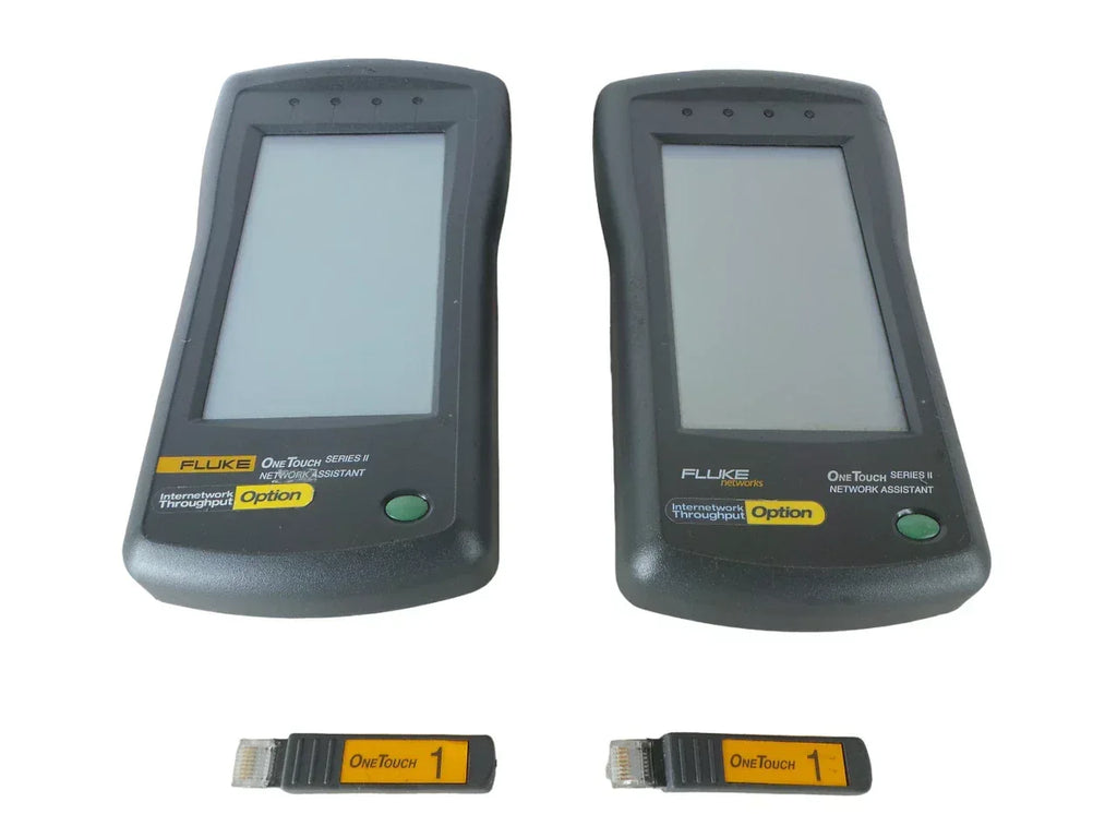 Fluke OneTouch Series II 10/100PRO Network Tester Bundle (2-Pack) - ZYYKZ Test Equipment