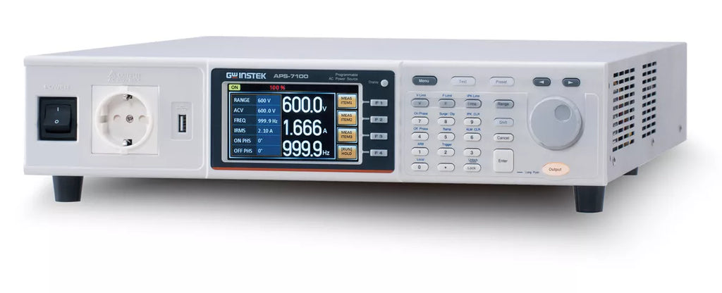 GW Instek APS-7100 AC Power Source - 1000VA Output, 310V, 8.4A, Low Noise