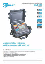 Load image into Gallery viewer, Sonel MMR-650 10A Winding Resistance Tester with DeMag MicroOhmmeter