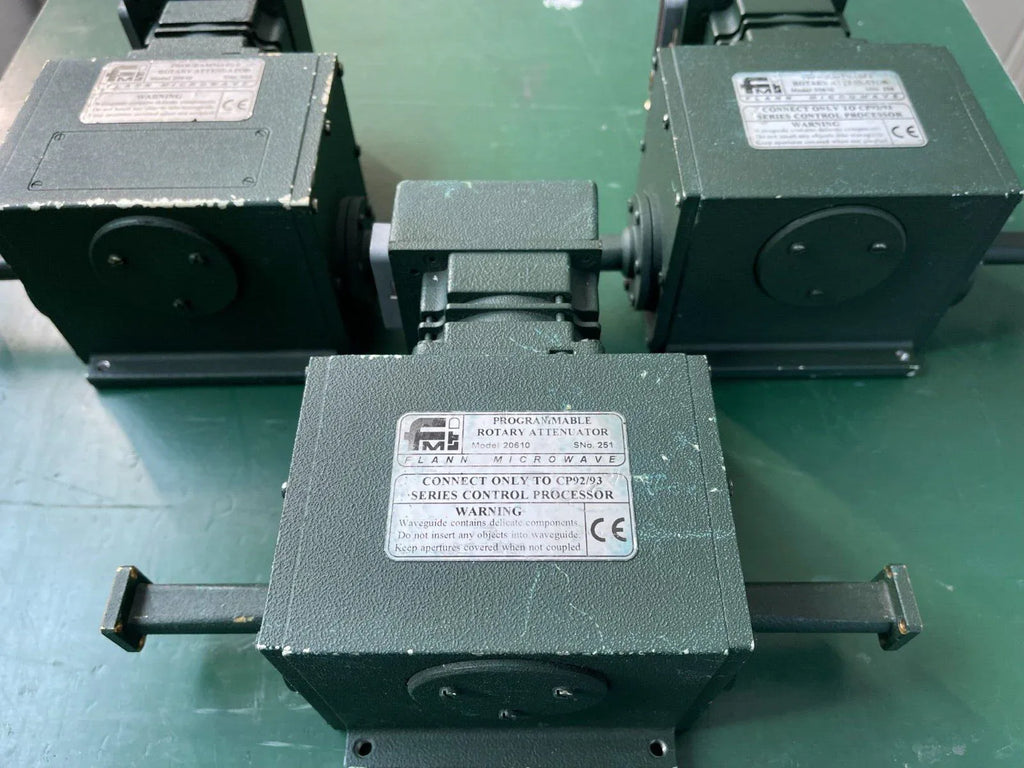 FMI Flann Model 20610 Microwave Programmable Rotary Attenuator - ZYYKZ Test Equipment