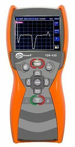 Sonel TDR-420 Time Domain Reflectometer - 6000m Range, 1% Accuracy