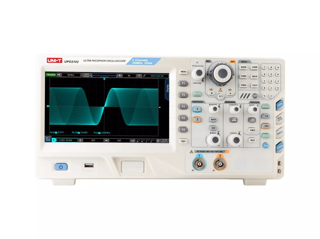 UNI-T MSO2102 100MHz 2+16 Channel Mixed-Signal Oscilloscope