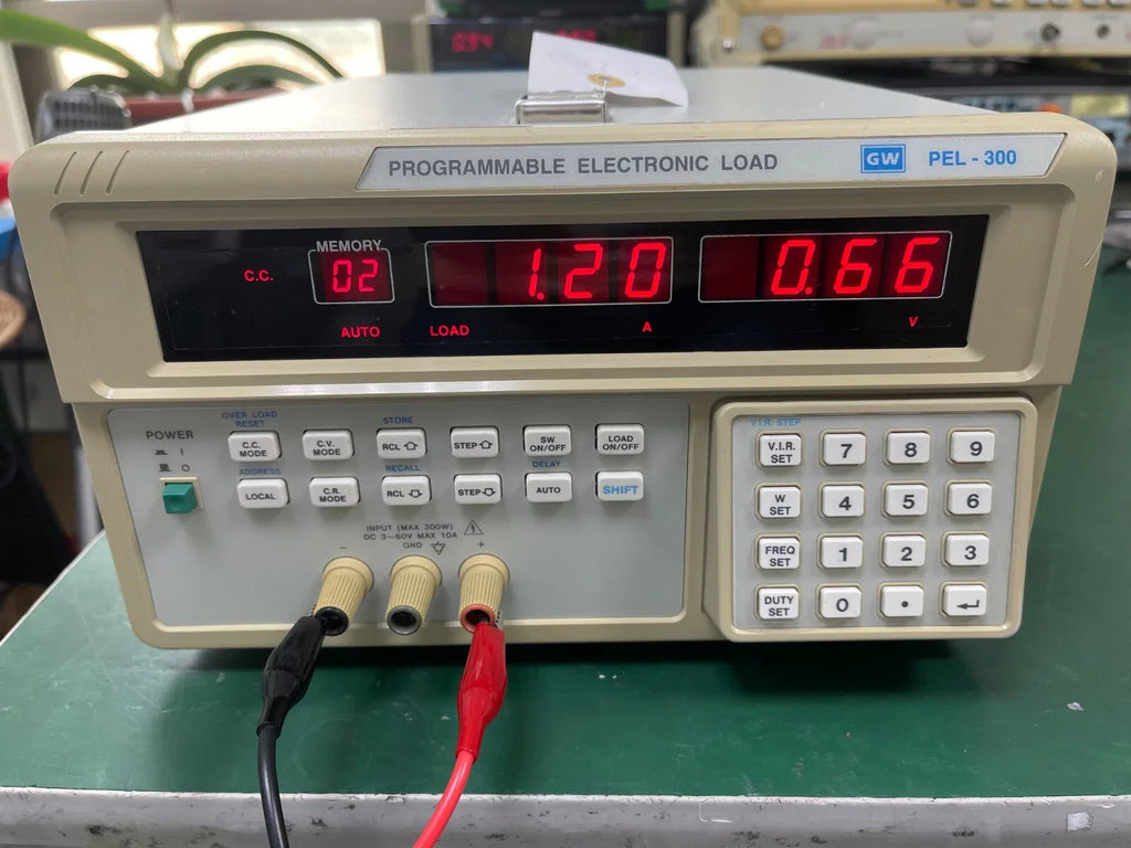 GW Instek PEL-300 Programmable Electronic Load 3-60V, 6mA-60A - ZYYKZ Test Equipment