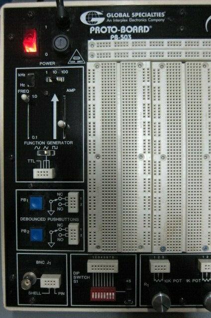Global Specialties Analog & Digital Design Trainer Kit - ZYYKZ Test Equipment