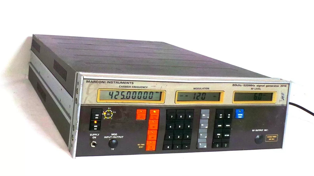 Marconi Instruments 2018 Signal Generator 80kHz - 520MHz - ZYYKZ Test Equipment