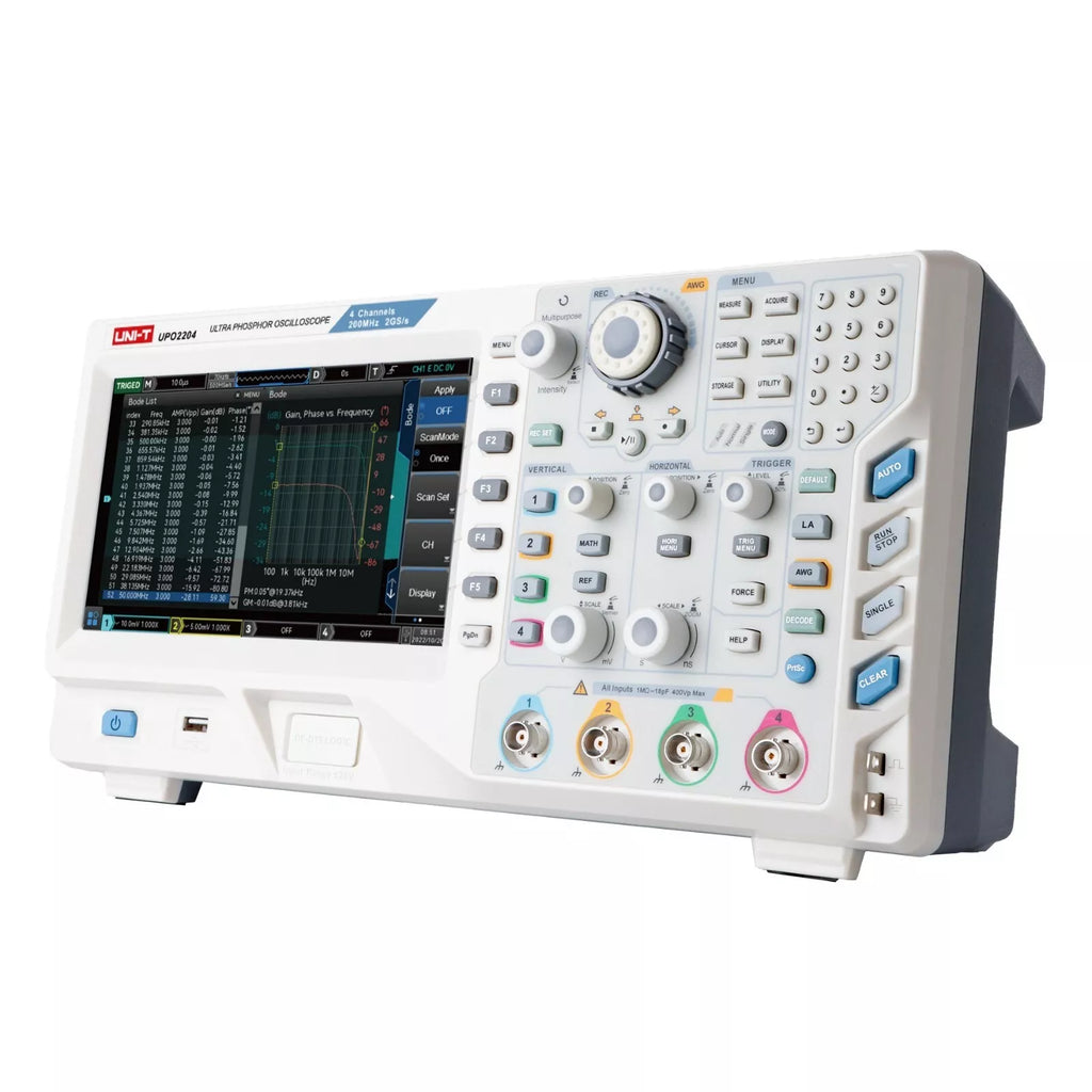 UNI-T MSO2204 200MHz Mixed Signal Oscilloscope with 4+16 Channels