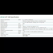 Load image into Gallery viewer, LR-Cal LSP 1200-H Bench-Type Hydraulic Pressure Comparison Pump - 17400 PSI