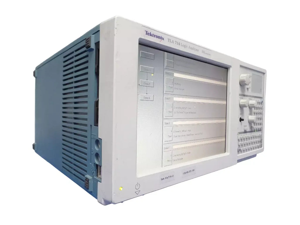 Tektronix TLA 714 High-Precision Logic Analyzer for Digital Signal Analysis - ZYYKZ Test Equipment