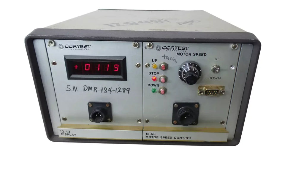 Cortest 12.53 Motor Speed Controller with 12.43 Digital Display - ZYYKZ Test Equipment
