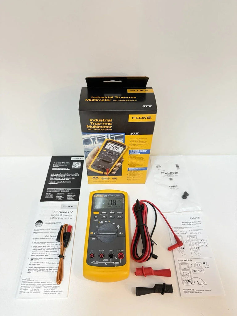 Fluke 87-V Industrial True RMS Digital Multimeter - 2024 Model - ZYYKZ Test Equipment