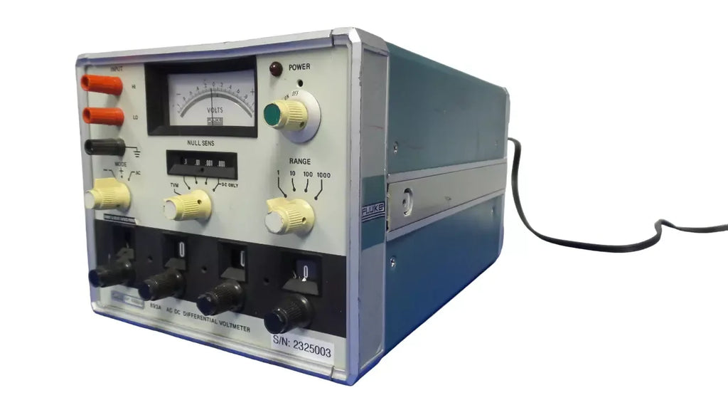 Fluke 893A AC/DC Differential Voltmeter - High Precision Measurement - ZYYKZ Test Equipment
