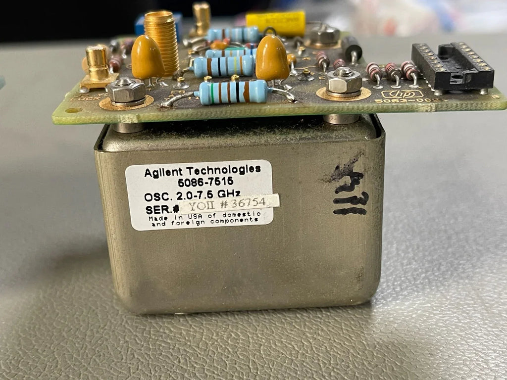 HP Agilent YTO Tuned Oscillator 5086-7515, 2.0-7.5 GHz for 8360 Series - ZYYKZ Test Equipment