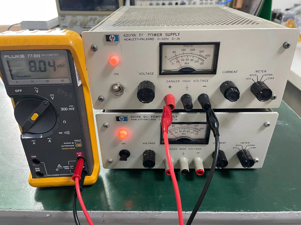 HP Agilent 6209B Precision DC Power Supply, 0-320V, 0-0.1A - ZYYKZ Test Equipment