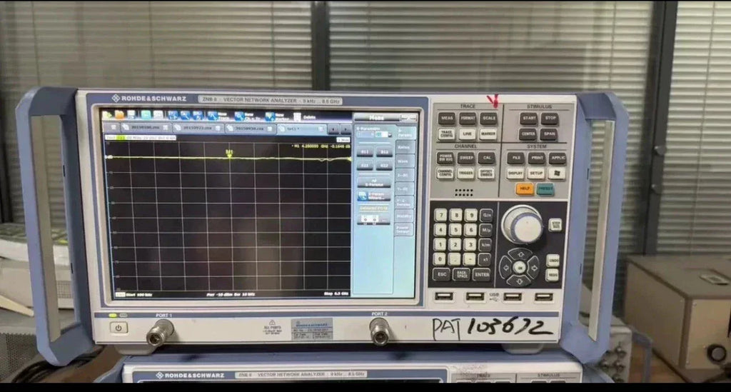 Rohde & Schwarz R&S ZNB8 2-Port Vector Network Analyzer 9 kHz to 8.5 GHz - ZYYKZ Test Equipment