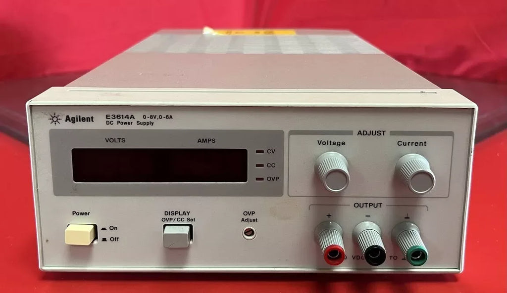 Agilent E3614A DC Power Supply 0-8 V, 0-6 A - ZYYKZ Test Equipment