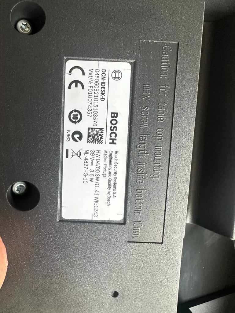 Bosch DCN-IDESK-D Conference Desk Microphone