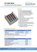 Load image into Gallery viewer, Batemika UT-ONE S04A 4-Channel Thermometer Readout with PRT Thermocouples and Thermistors
