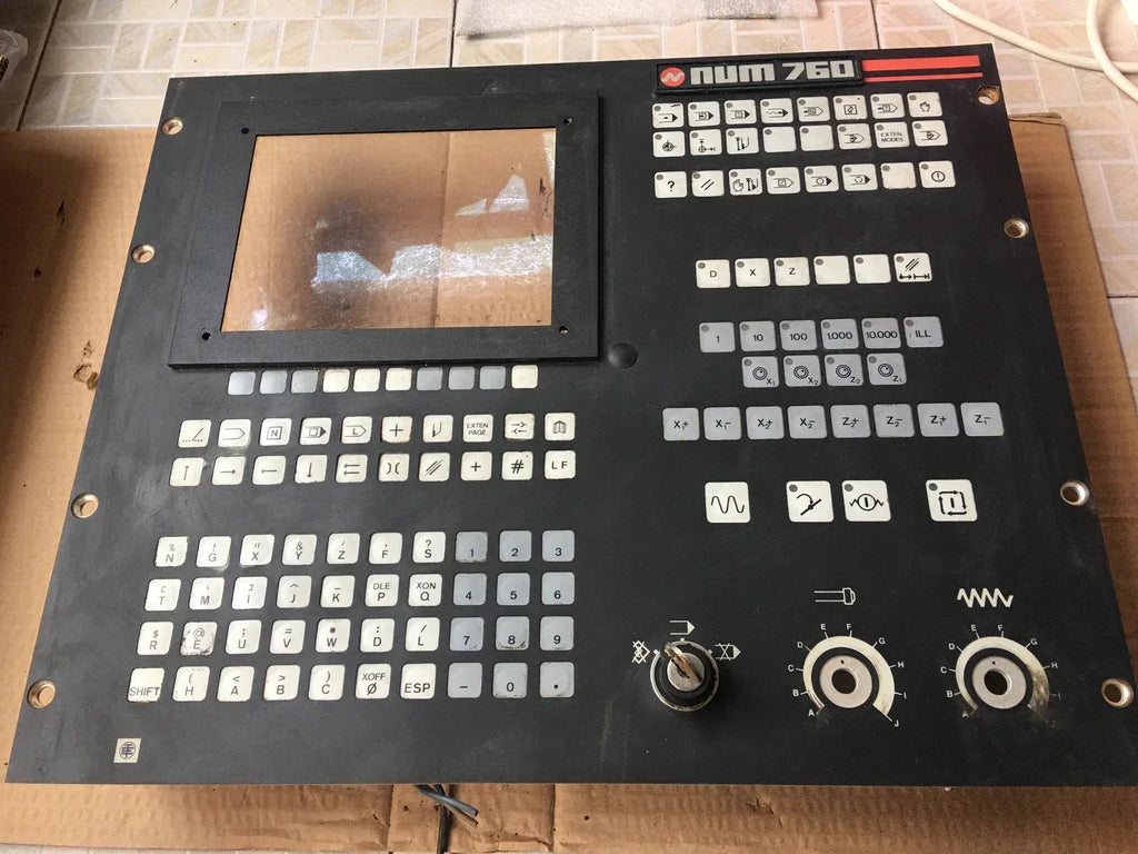 Num 760 CNC Control Panel Keyboard for Industrial Machines - ZYYKZ Test Equipment