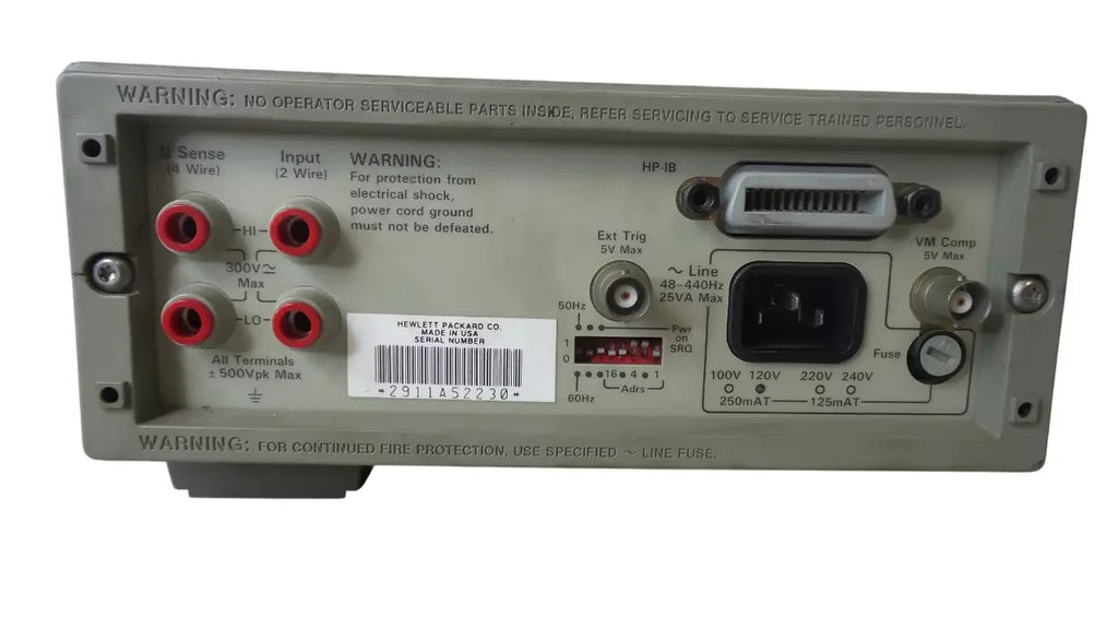 HP 3478A High-Accuracy 6.5-Digit Digital Multimeter - ZYYKZ Test Equipment
