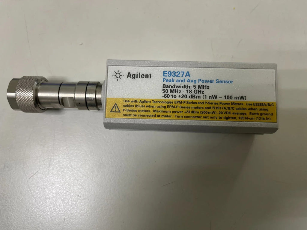 Agilent E9327A E-Series Peak & Average Power Sensor (50MHz-18GHz) - ZYYKZ Test Equipment