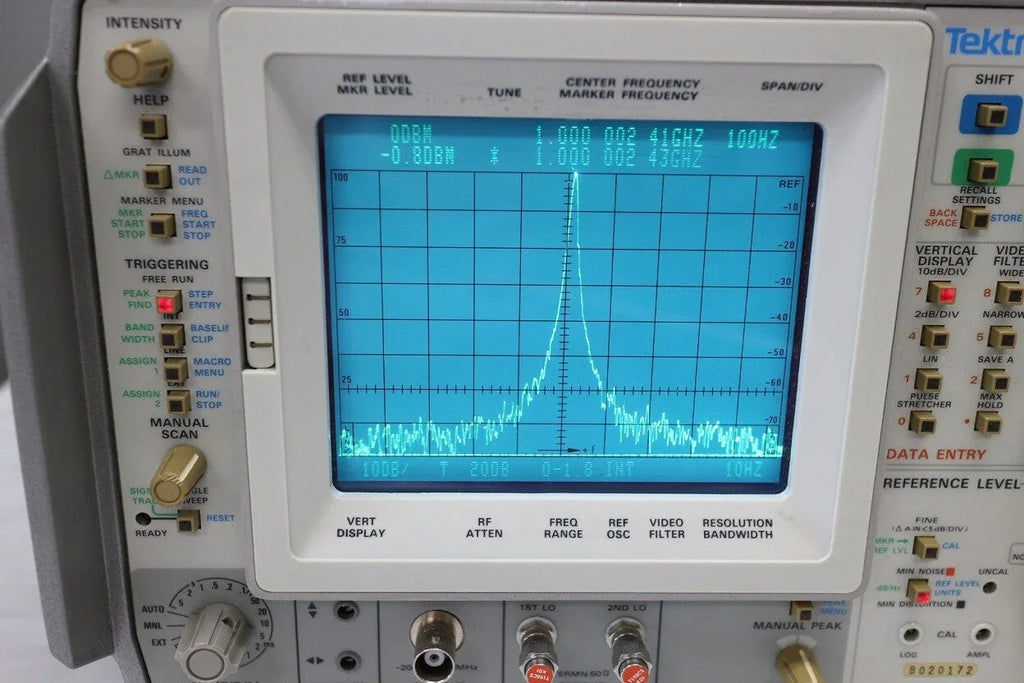 Tektronix 497P Portable Spectrum Analyzer with 9 kHz to 1.8 GHz Frequency Range - ZYYKZ Test Equipment
