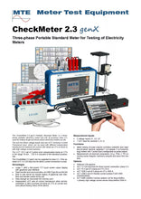 Load image into Gallery viewer, MTE CheckMeter 2.3 genX - Class 0.2 Portable 3-Phase Standard Meter