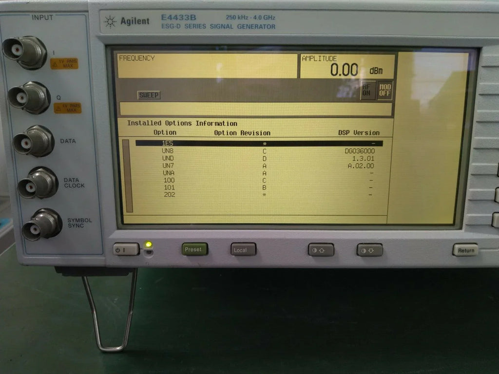 Agilent E4433B ESG Vector Signal Generator 250 kHz to 4 GHz - ZYYKZ Test Equipment