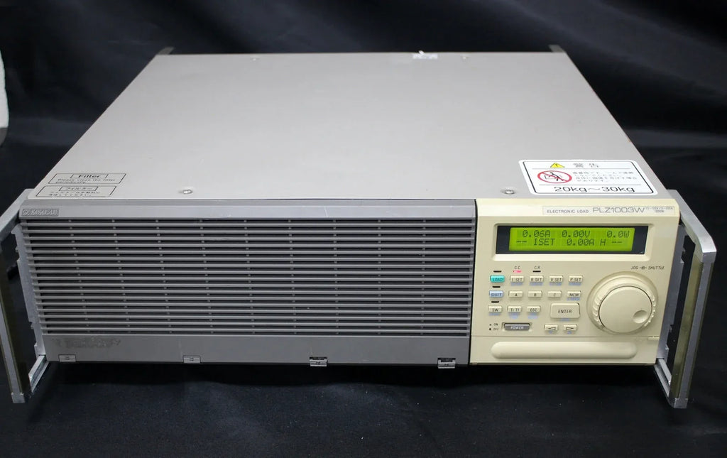 KIKUSUI PLZ1003W Programmable DC Electronic Load 100W - ZYYKZ Test Equipment