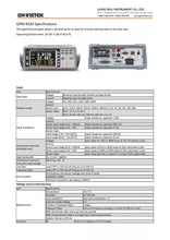Load image into Gallery viewer, GW Instek GPM-8310 Digital Power Meter - 600V, 20A, DC, 0.1 Hz to 100kHz