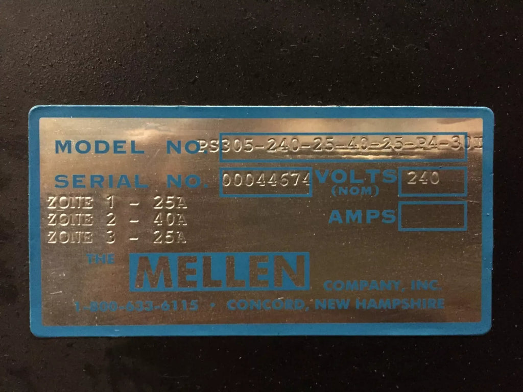 Mellen TT13-8.88 x 36M-3Z Annealing Tube Furnace with 3-Zone Temperature Controller - ZYYKZ Test Equipment