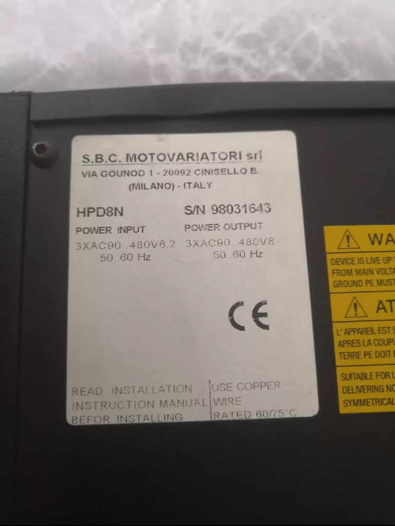 Parker HPD8N Servo Driver - Used
