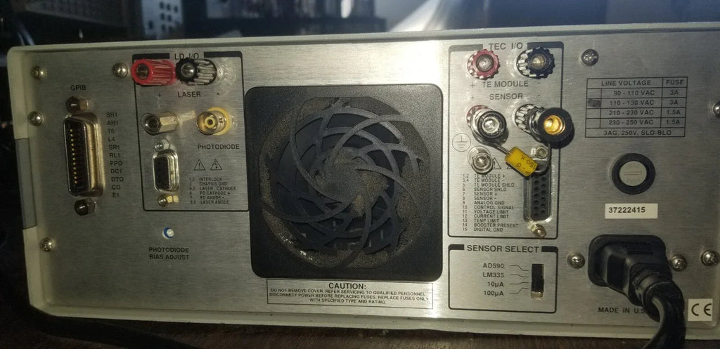 ILX Lightwave LDC-3722B Precision Laser Diode Current Controller - ZYYKZ Test Equipment