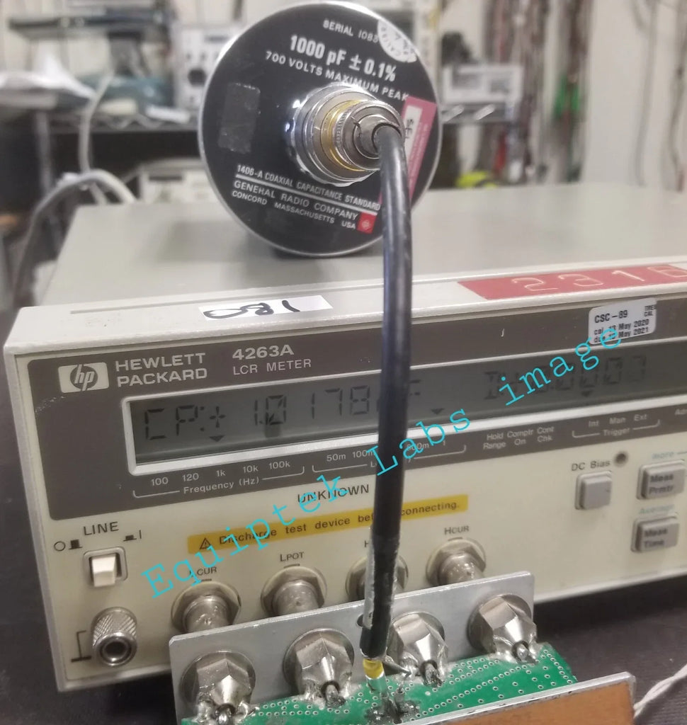 HP 4263A Precision LCR Meter for Inductance, Capacitance, and Resistance Measurement - ZYYKZ Test Equipment