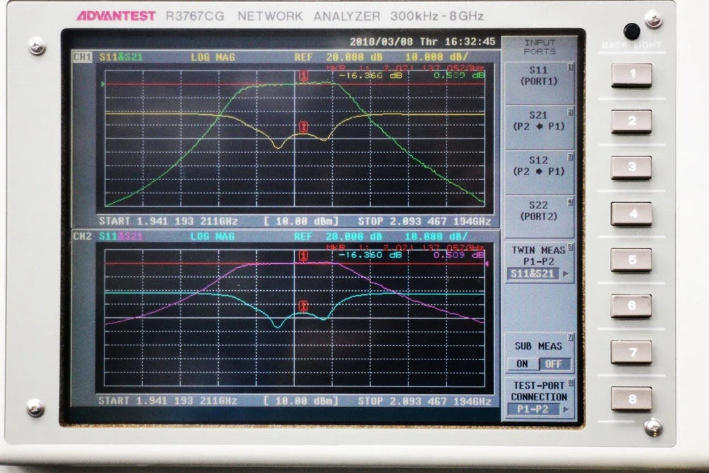 Advantest R3767CG/11 High-Precision Network Analyzer - ZYYKZ Test Equipment