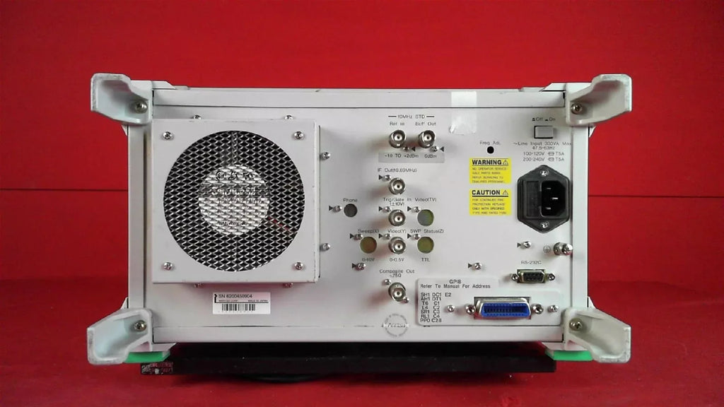 Anritsu MS2661N / MS2661C Spectrum Analyzer 100 Hz - 3 GHz - ZYYKZ Test Equipment