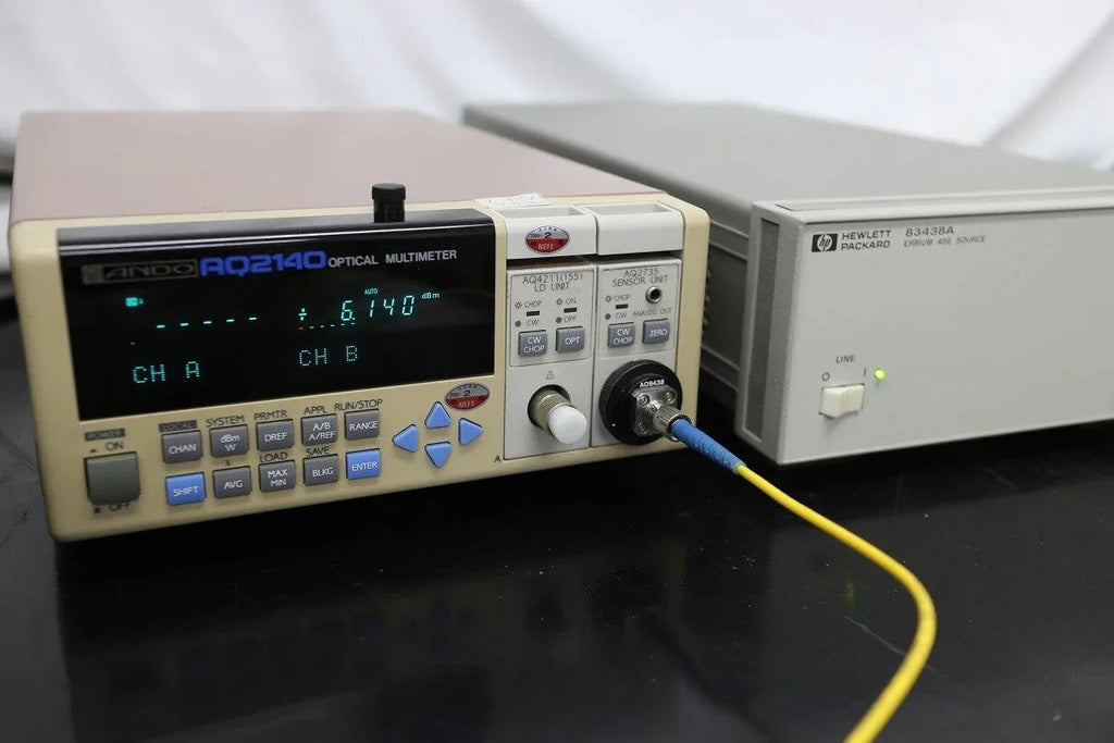 Agilent 83438A Tunable Erbium-Doped Fiber Laser Source 1530-1560nm - ZYYKZ Test Equipment