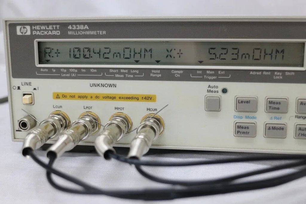 HP 4338A Precision Milliohm Meter - ZYYKZ Test Equipment