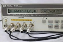 Load image into Gallery viewer, HP 4338A Precision Milliohm Meter - ZYYKZ Test Equipment