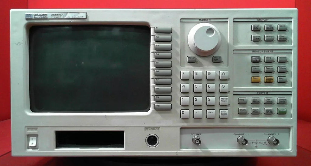 Agilent 35665A Dynamic Signal Analyzer 102.4 kHz Dual Channel - ZYYKZ Test Equipment