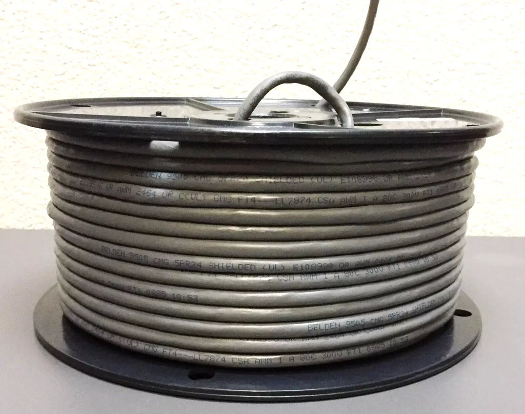Belden 9505 5-Pair 24 AWG PVC Insulated Instrument Control Cable - 300ft - ZYYKZ Test Equipment