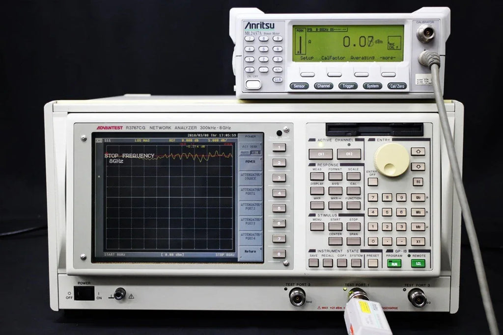 Advantest R3767CG/11 High-Precision Network Analyzer - ZYYKZ Test Equipment