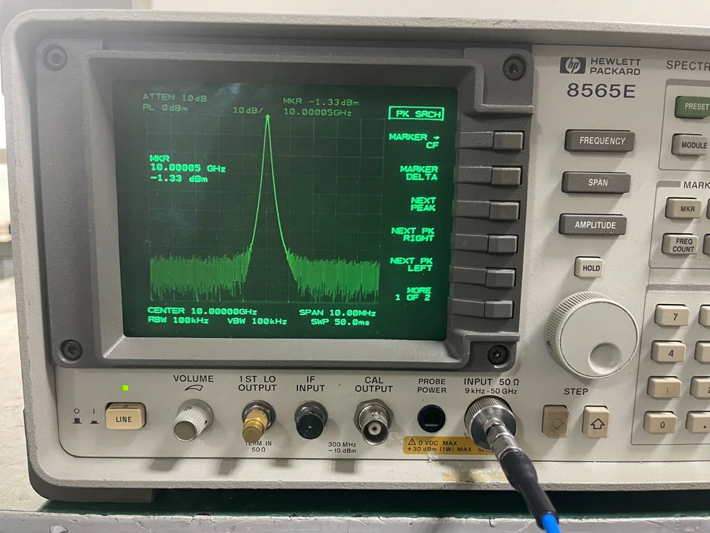 HP Agilent 8565E Spectrum Analyzer 9 kHz - 50 GHz with 85620A Module - ZYYKZ Test Equipment