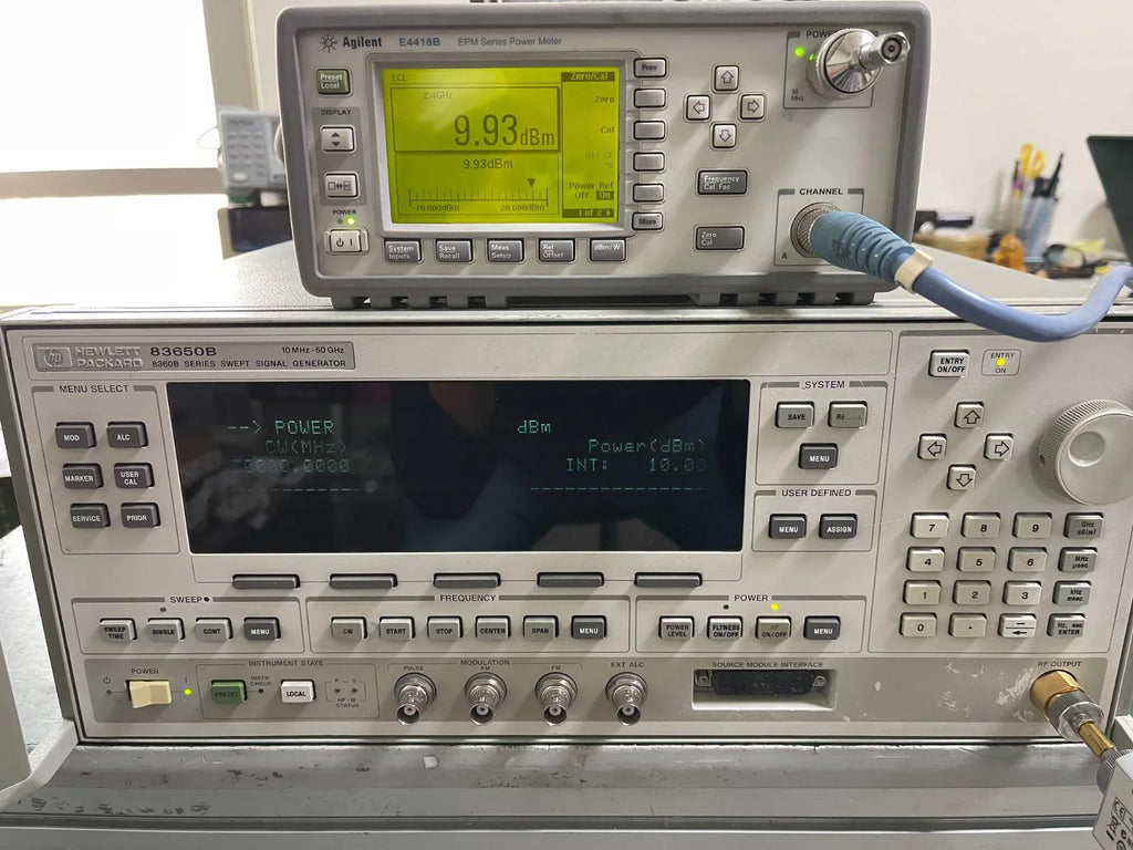 HP Agilent 83650B Synthesized Sweep Signal Generator 10MHz-50GHz - ZYYKZ Test Equipment