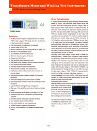 Tonghui TH2883-1 Impulse Motor Winding Tester - 1.2kV, 200Msps Waveform