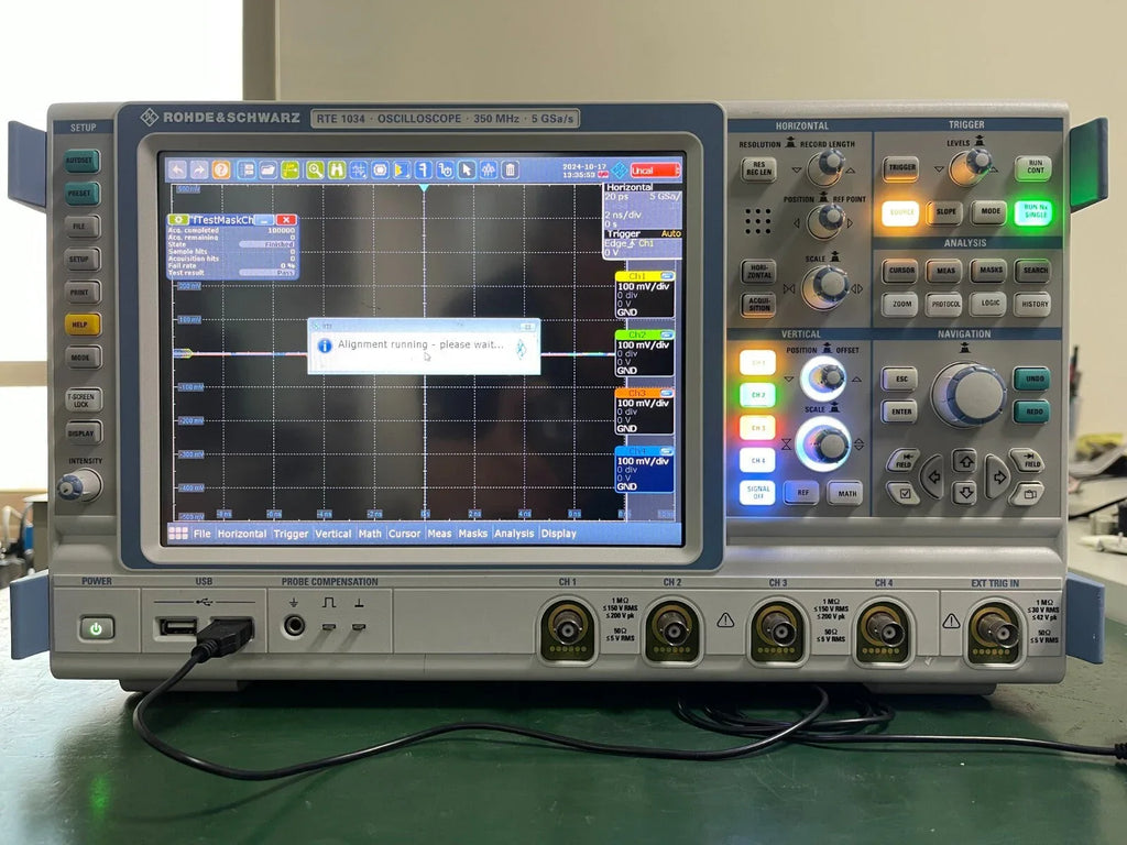 Rohde & Schwarz RTE 1034 4-Channel Oscilloscope - 350MHz Bandwidth, 5 GSa/s Sampling Rate - ZYYKZ Test Equipment